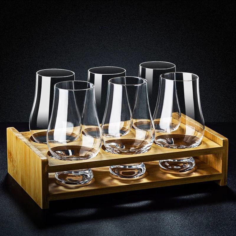 Kristallbecher, Aromatherapiebecher, Whiskey, Bauchiger Weinglas, Tulpenförmiges Cognacglas, für den persönlichen Gebrauch oder als Geschenk Glasbecher