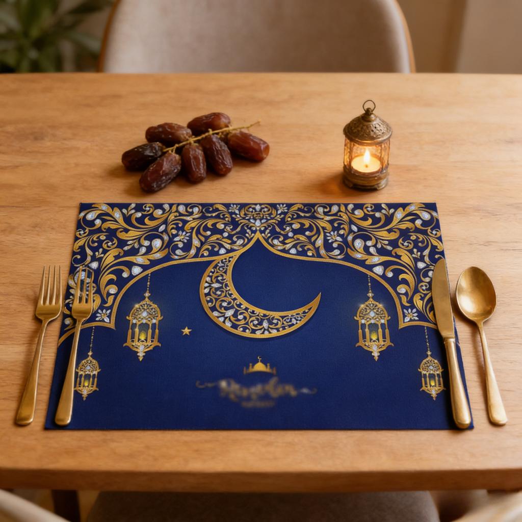 2026 Ramadan Kareem Tablecloth Eid Mubarak Decoration For Home Dining Islamic Muslim Party Supplies Festival Gift