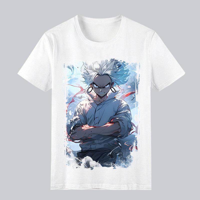 Sea Hero King Printed T-Shirt Monkey King Luffy Comfortable and High-Quality Cotton Clothing