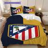 Vibrant Colors Atlético Madrid Bedding (1 * Duvet Cover + 2 * Pillowcase, Without Core) Christmas Birthday Gift Soft and Comfortable