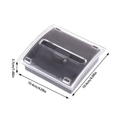 Sujetalibros Adhesivos Color Transparente Acrílico Dispensador de Notas Portanotas Organizador de Notas Adhesivas Para Material de Escritorio Aula