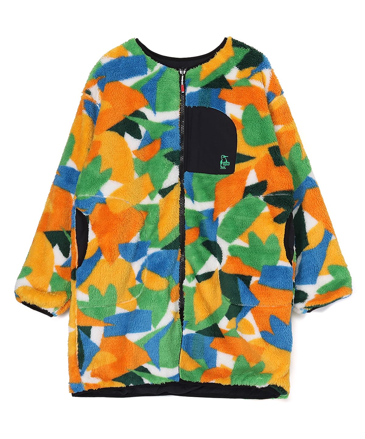 

Двусторонний длинный блузон из флиса Chums Elmo,