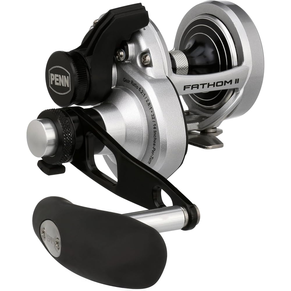 Penn Fathom II FTHII15LD2 2-Speed Offshore Jigging Reel Fishing Tackle