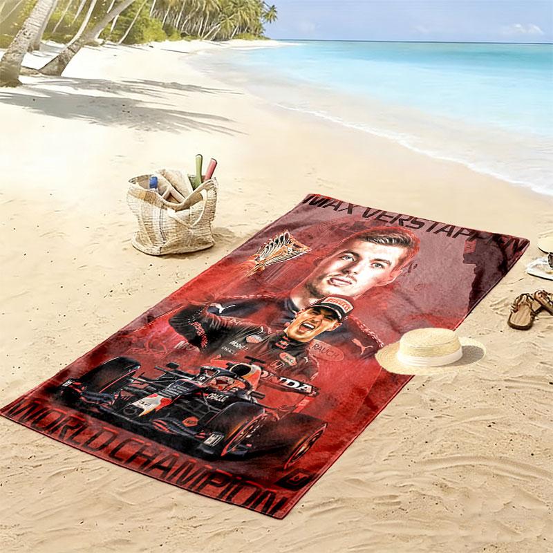 VER Formula Legend Beach Towel, Large Soft Quick Dry Towel for Beach Camping Swimming