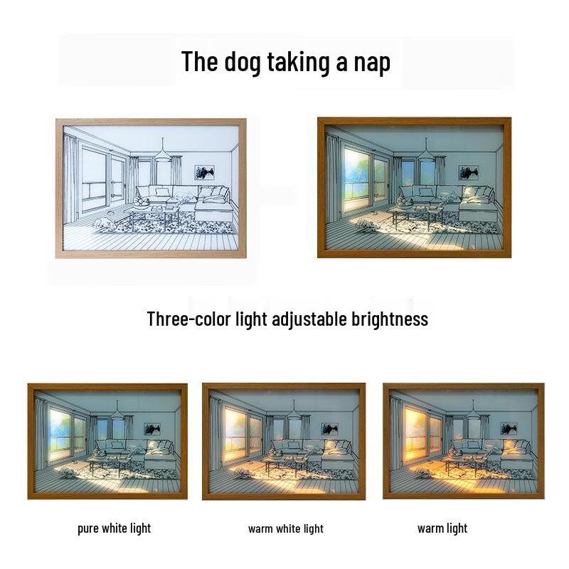 Creative LED Light Painting Decor