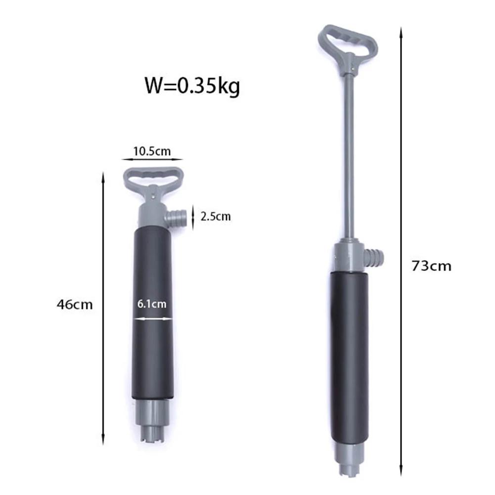 

Kayak Manual Bilge Pump Hand Tool for Canoes & Boats Water Sports Rescue Supplies чорний