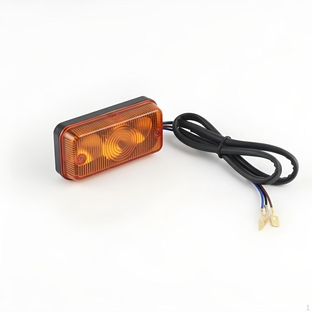 Lightemitting diode Forklift Turn Marker Light, 12V Front Position Light Orange 1 Piece