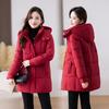 Long Warm Cotton Coat for Women Winter Fashion Casual Jacket