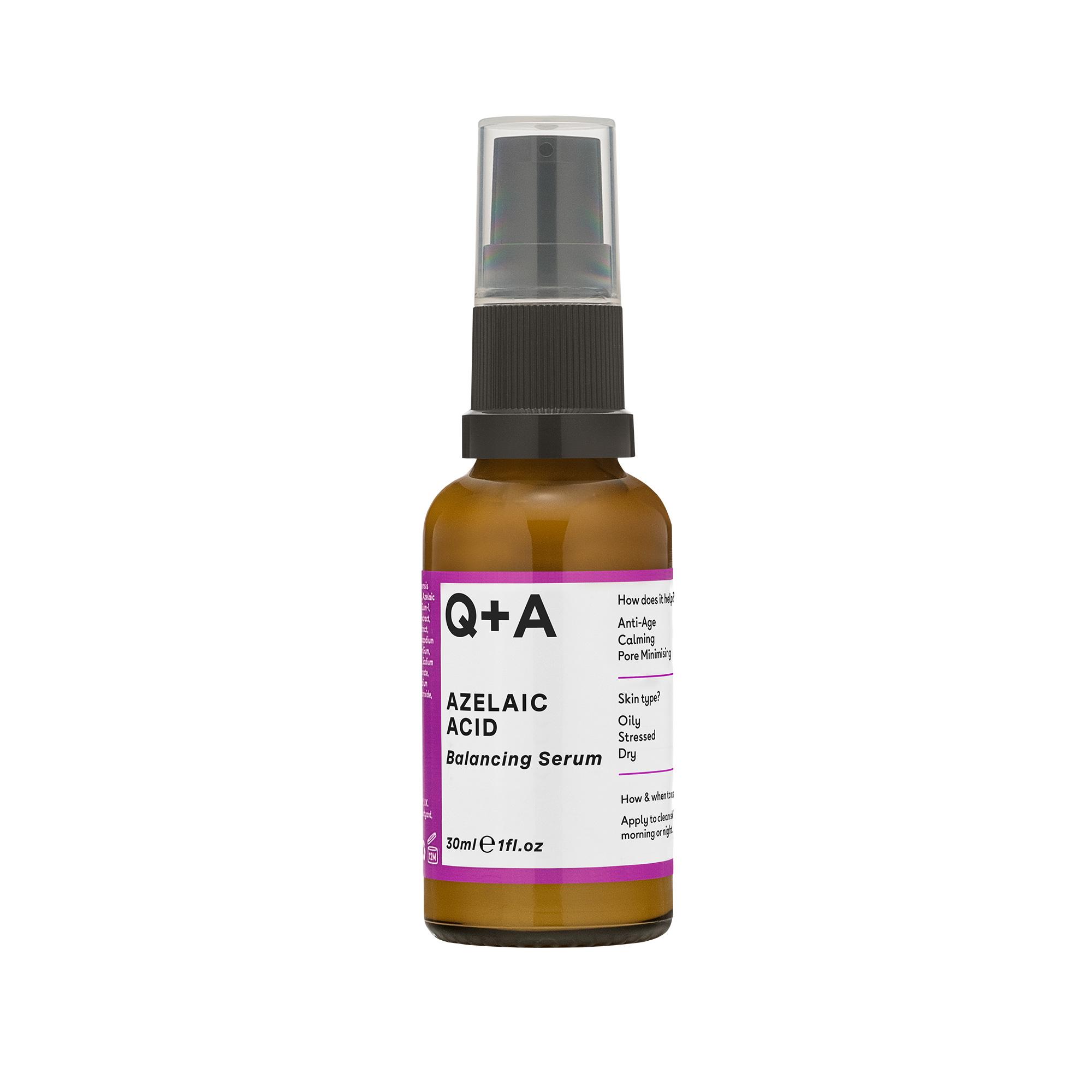 

Q+A - Azelaic Acid Facial Serum, 30 ml - regulujące serum do twarzy z kwasem azelainowym