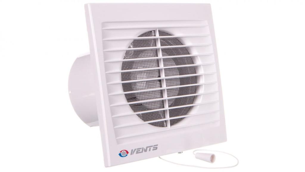 Bathroom Fan Fi 100 230V 14W 95M3/H 35Db Wall Mounted With Pull Cord Switch (Wp Style) 100Sv