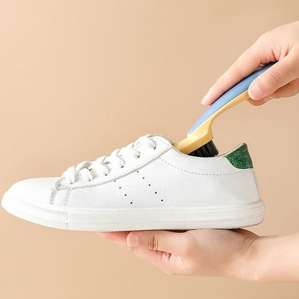 Durable Multifunctional Shoe Brush No Damage Long Handle Clean Brush No Hair Loss Laundry Brush