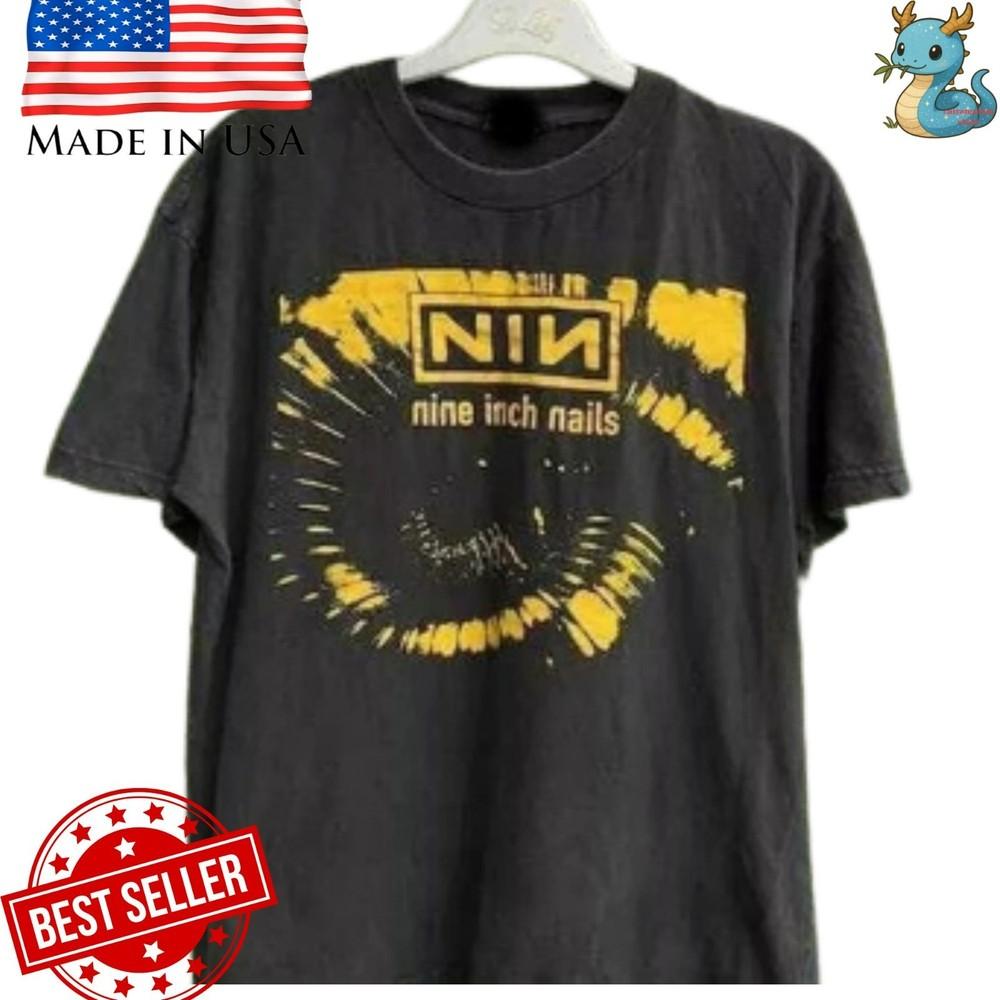 NIN Nine Inch Nails Repint Music Band Tee Rock Graphic T-Shirt Unisex T-Shirt XL