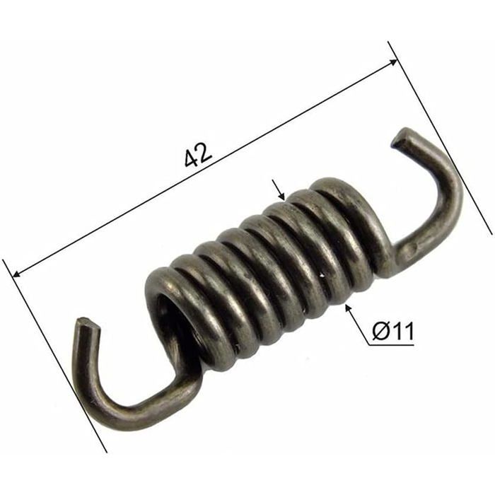 Ressort d'embrayage pour débroussailleuse 43cc/52cc - Compatible Strimmer/Trimmer - Durable
