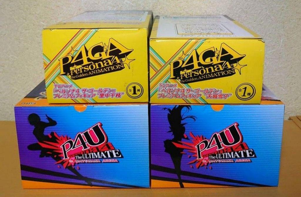 [USED] P4 The Ultimate in Mayonaka Arena Chie Satonaka Yukiko Amagi Figure