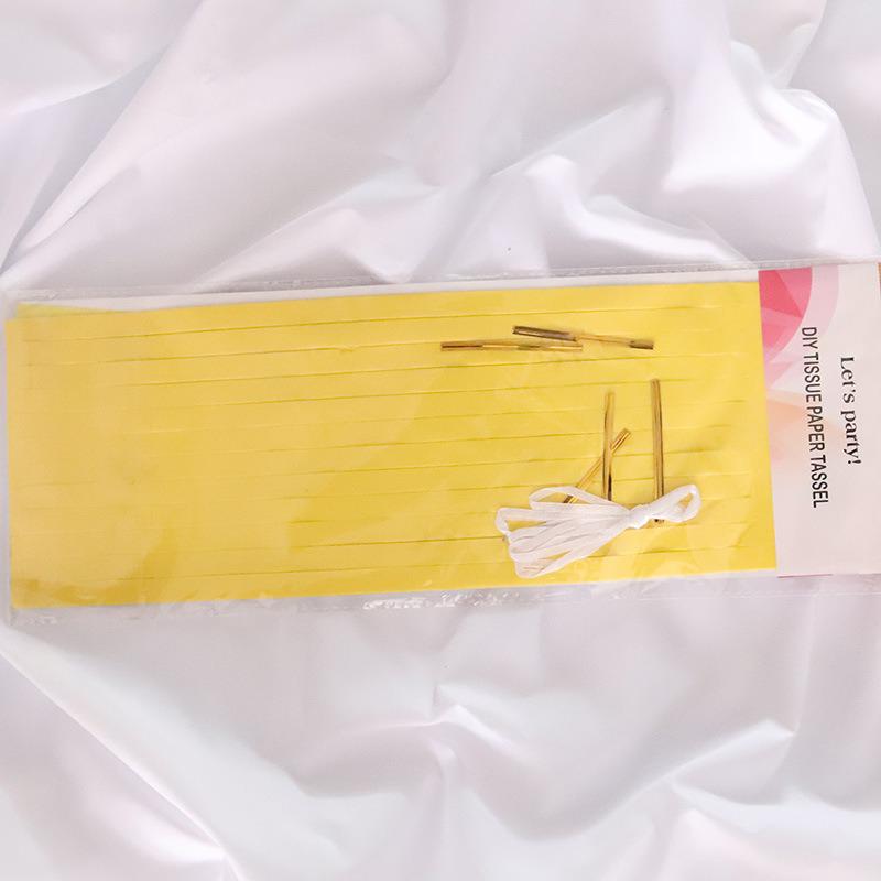 35cm Colorful Ribbon Paper Tassels for Birthday & Wedding Party Decorations