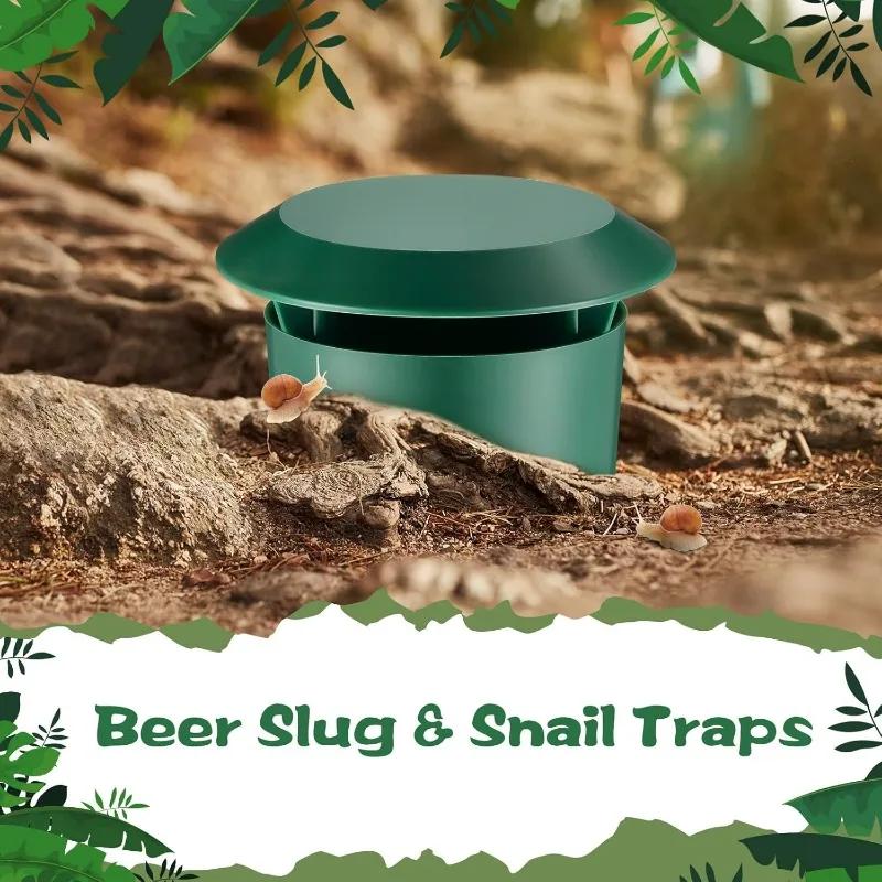 3-10PCS Snail Trap Catcher Garden Slug Cage Reusable Pests Bait Station Tools Garden Farm Protector Tools Garden Accessories