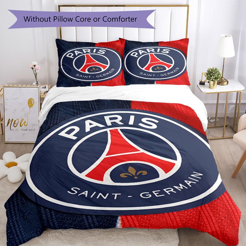 Paris Saint Germain Bedding Set Breathable Duvet Cover With Pillowcases Home Decoration Birthday Gift
