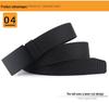 Men's Versatile Canvas Belt - Quick-Drying, Breathable Nylon, Ideal for Casual and Jeans Styles