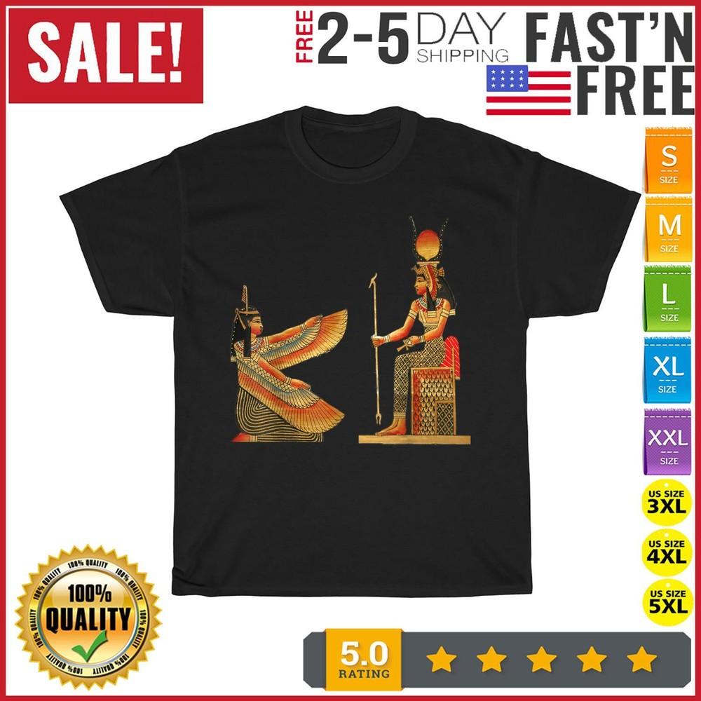 

Queen Pharaoh T Shirt Egypt Goddess Isis - Ancient Egypt T Shirt Men Women NEW XL
