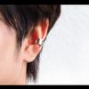 [Brand Name: 2PIECES] Silver Ear Cuff, Men's Simple Accessory, Sold Individually (pi0554)