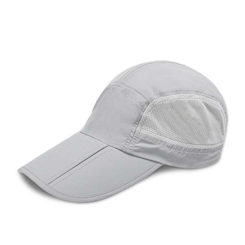 Outdoor Men's and Women's Folding Easy-to-carry Cap Sweat-absorbing Breathable Quick-drying Sun Protection Cap Fishing Cap Sports Baseball Cap