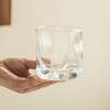 Transparent Glass Creative Twist Cup Restaurant High-End Wine Glass Household Water Cup Coffee Cup Whiskey Cup