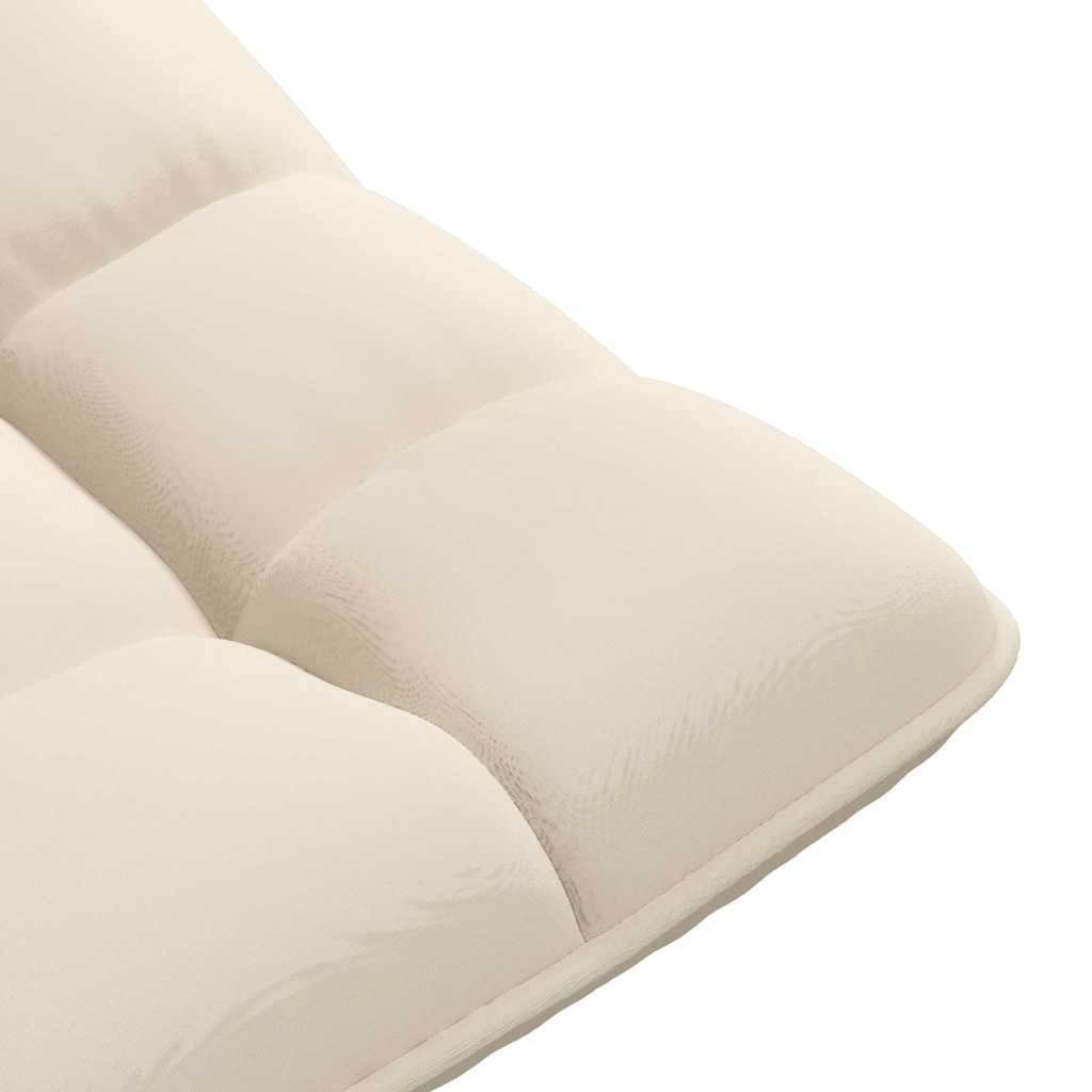 Floor Chair Swivel Linen 70 x 51 x 79 cm