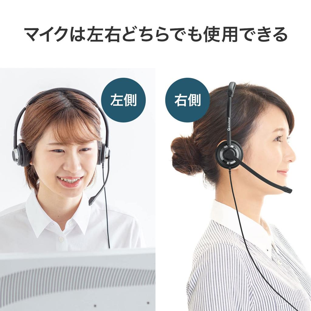 Sanwa Supply USB Headset MM-HSU20BK