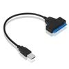 USB Rapid 2.0 zu SATA 22Pin Kabel Konverter Festplattentreiber Adapter für 2,5 Zoll HDD/SSD