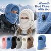 Unisex Winter Face and Hat for Cycling, Windproof Cold Outdoor Use