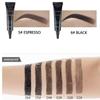 6 Farben Augenbrauenkosmetik Zahnpasta Wasserdichte Augenbrauen-Tätowierung Natürliche langanhaltende Make-up-Farbe Augenbrauencreme