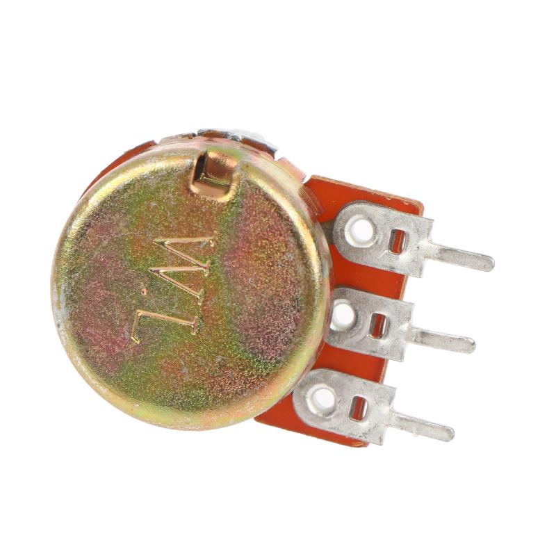 10Pcs Wh148 Single Potentiometer B 1K-500K 15Mm/20Mm Shaft Adjustable Resistor Stable Control Electronic Diy Circuit Parts