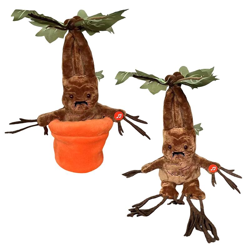 Musical Doll Mandrake Plush Toy Cartoon Soft Stuffed Anime Plush Doll For Christmas Gift Home Decoration Fans Collect Gift