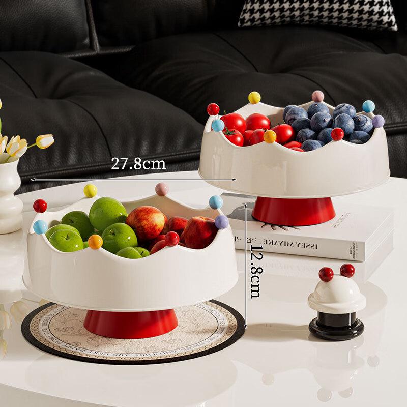 

Cream Style Crown Fruit Plate