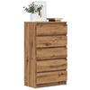 VidaXL Chest of Drawers Artisan Oak 60x36x103 Cm Engineered Wood, Chest, Chest of Drawers, Cabinet with Drawers, Chests, Chests of Drawers, 855997