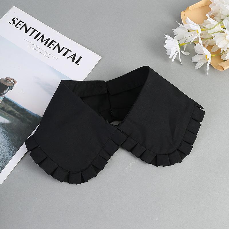 

Белая черная рубашка съемный воротник для женщин свитер верх фальшивый воротник шаль плечо накидка лацкан фальшивые воротники женский галстук