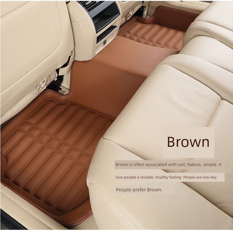 Baic Huansu S3L/S2/H2E/H3/S7 Driver and Passenger-Specific Car Floor Mats, Single Driver s Seat Universal Model Magic speed H2E Individual Second Row Brown