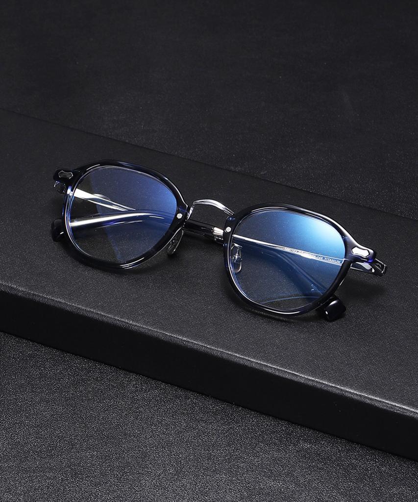 Lingkeonpeuleim Nm-143 Pure Titanium Eyeglass Frame Tortoise