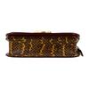 Coach Signature Canvas Leather Shoulder Bag With Gold Chain Strap CP131-B4NQ4