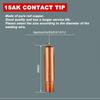 Mig Contact Tip Consumables 16PC MIG Welding MB15 15AK Contact Tip 0.8/1.0/1.2mm Conductive Nozzle Consumables Welding Torch