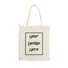 Fashion Canvas Shoulder Bag Customized Print Canvas Shopping Bag Casual Large Capacity Schoolbag Tote Bag