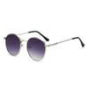 Non-polarized Retro Round Metal Frame Sunglasses Eyewear for Men and Women Metal Frame Sun Glasses