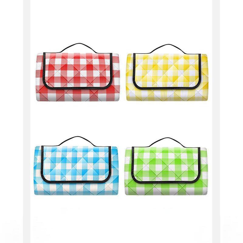 Extra Large 3 Layer Picnic Blanket, Waterproof Thickened Foldable Outdoor Mat for Beach Camping Park Home