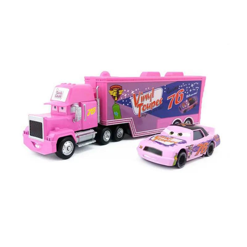 Disney Pixar Cars 3 Lightning McQueen Mack Uncle 8, 76, 54 Truck Set Metal Diecast  Model Car Toys For Children's Festival Gifs