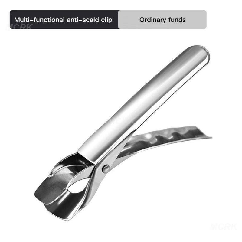 

Non-slip Pot Pan Gripper Clip Hot Dish Plate Bowl Clip Retriever Tongs Silicone Handle Kitchen Tool Air Fryer Camping Tool