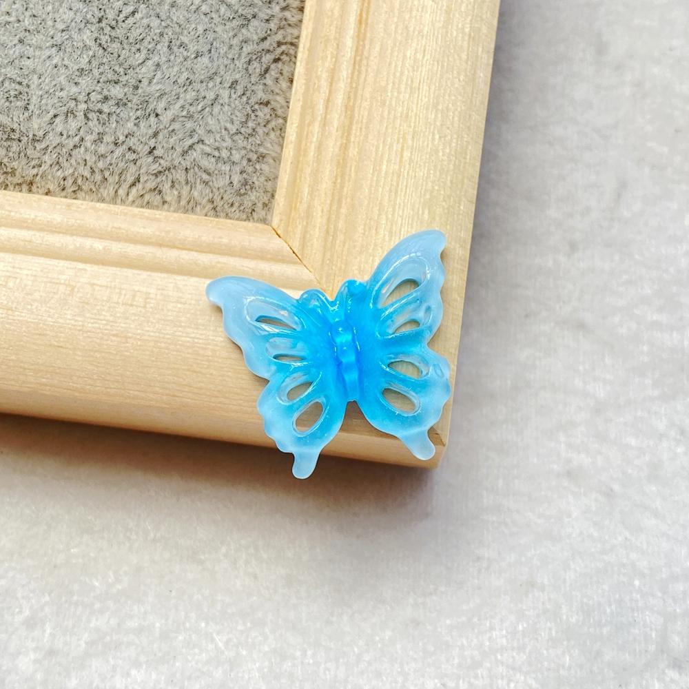 

10Pcs Cute and shiny colored cartoon hollow butterfly Flat Back Scrapbook Figurine DIY Bow Decor Accessories Crafts