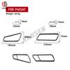 For VW Volkswagen Passat B6 2006-2011 Door Handle Frame Trim Cover Parts Soft Real Carbon Fiber Sticker Car Interior Accessories
