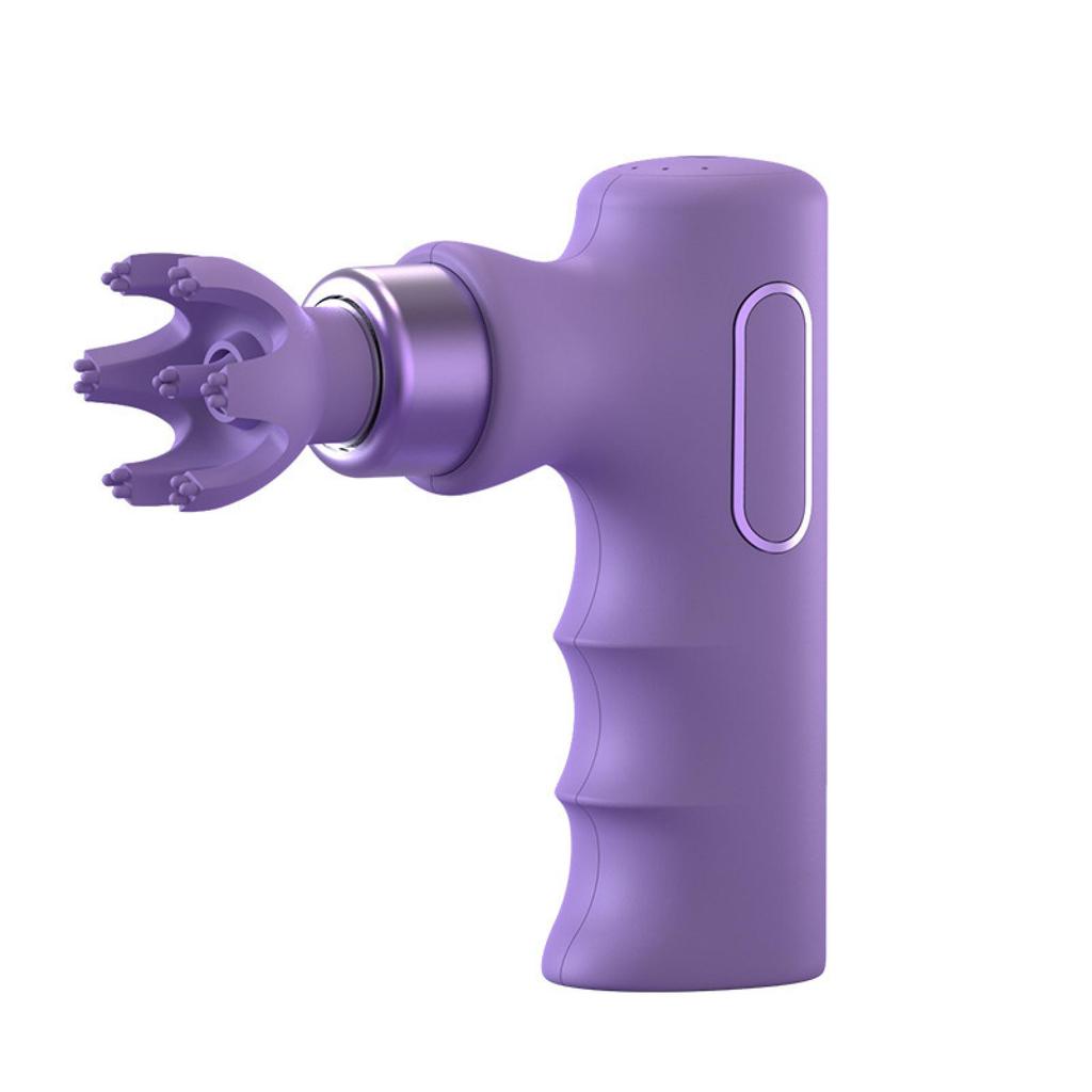 Mini massager fascia gun rechargeable muscle fitness electric vibrator