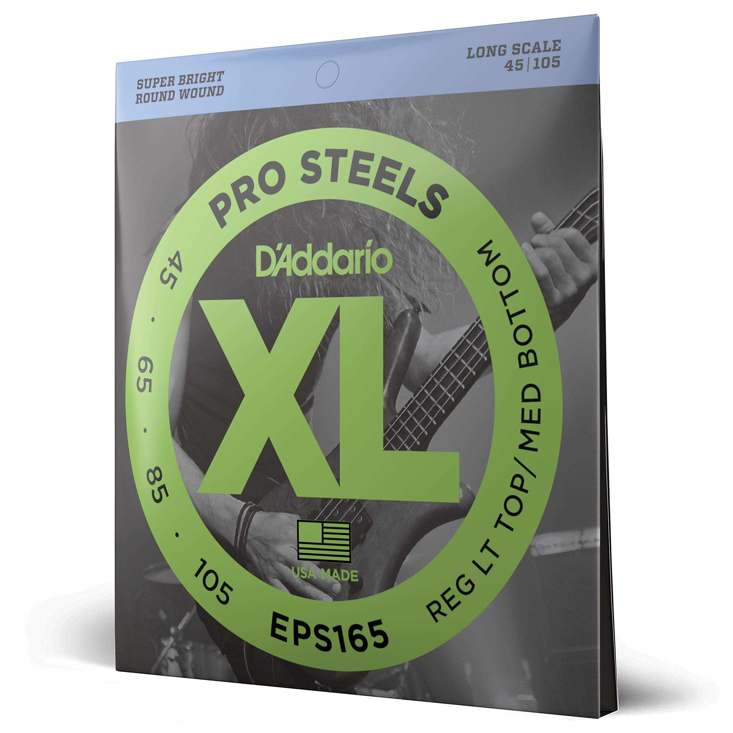 

Струны для бас-гитары D Addario Pro Steel Long Scale, .045-.105, EPS165