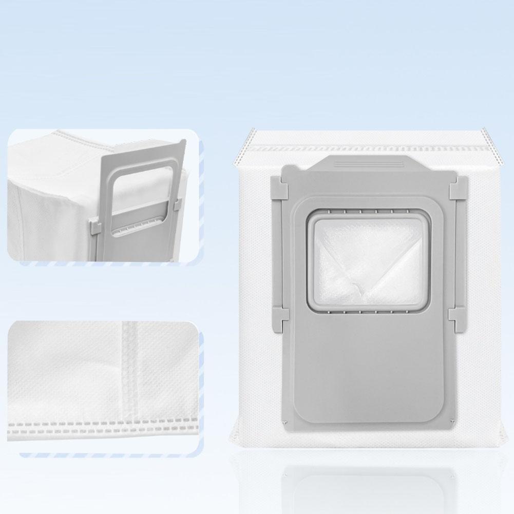 For DJI ROMO S, ROMO A, And ROMO P Robotic Vacuum Cleaner Accessory Set Includes 4 Mop Pads And 6 Dust Bags.